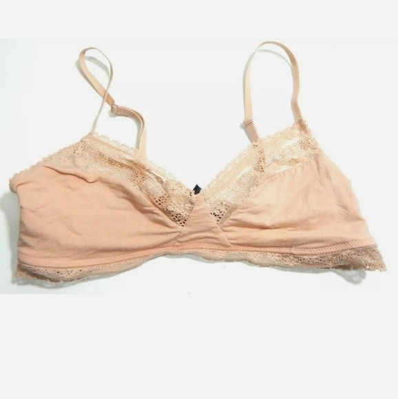 Cosabella Lace Trim Cotton Bralette - Picture 1 of 4